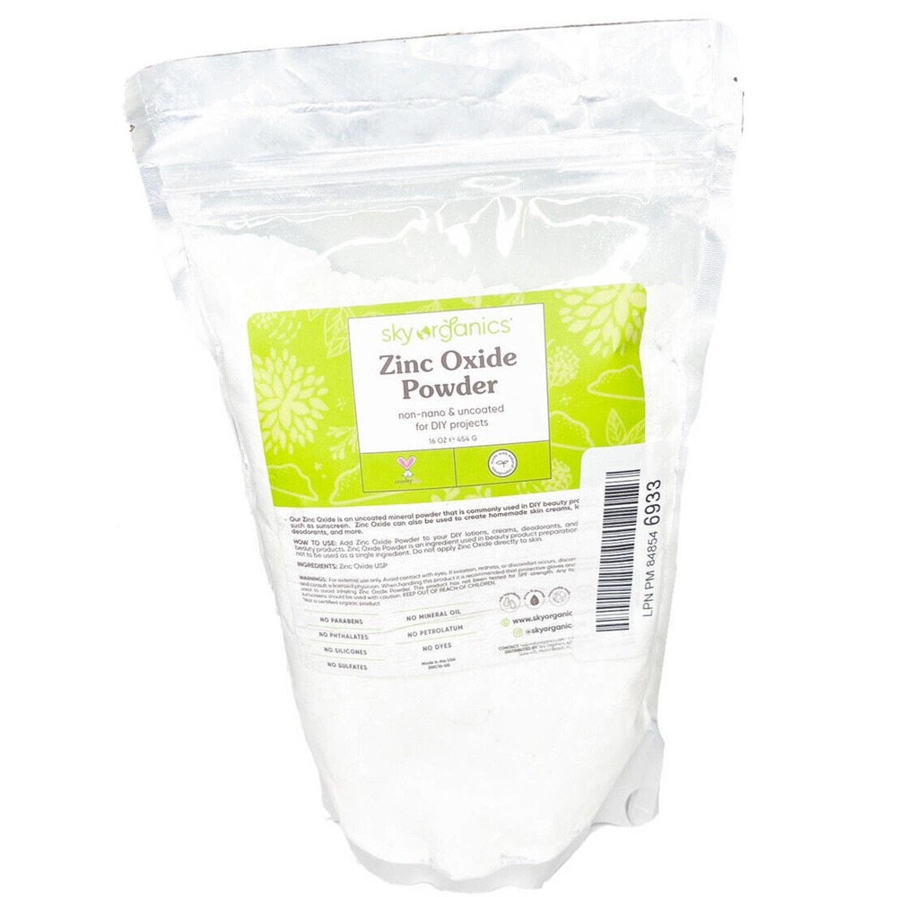 Sky Organics, Zinc Oxide Powder, 16 oz (454 g)